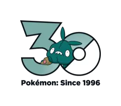 Trubbish Pokémon 30 logo