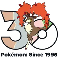 Sawsbuck Autumn Form Pokémon 30 logo