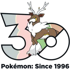Sawsbuck Winter Form Pokémon 30 logo