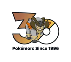 Terrakion Pokémon 30 logo