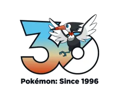 Trumbeak Pokémon 30 logo