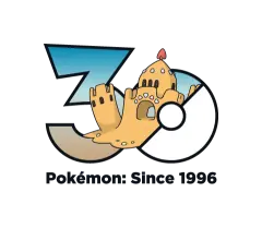Palossand Pokémon 30 logo