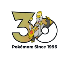 Hakamo-o Pokémon 30 logo