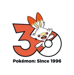 Scorbunny Pokémon 30 logo