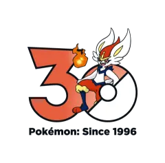 Cinderace Pokémon 30 logo
