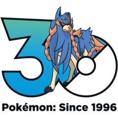 Zacian Hero of Many Battles Pokémon 30 logo