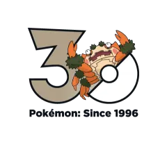 Klawf Pokémon 30 logo