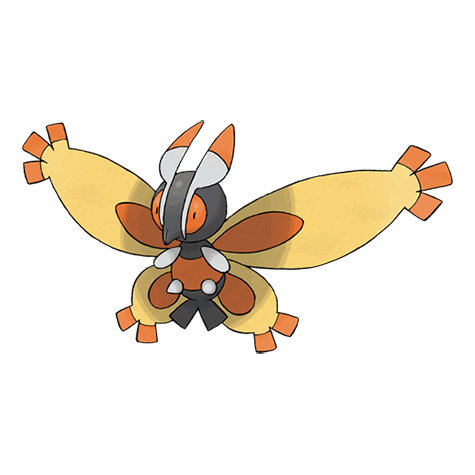 Mothim official artwork