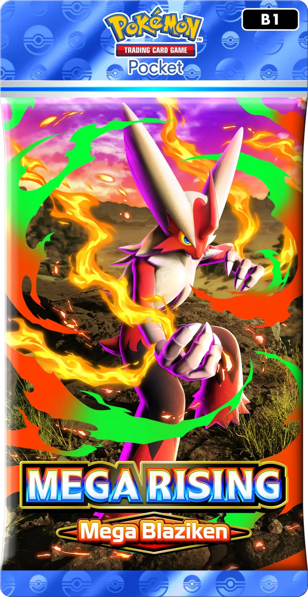Mega Blaziken booster pack