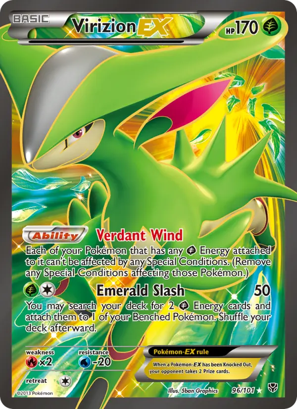 Virizion-EX — BW Plasma Blast 96/101