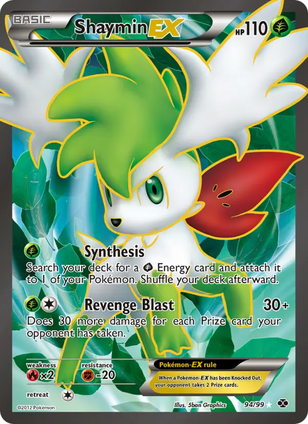 Shaymin-EX — BW Next Destinies 94/99