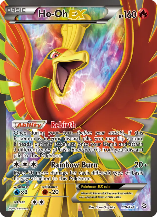 Ho-Oh-EX — BW Dragons Exalted 119/124