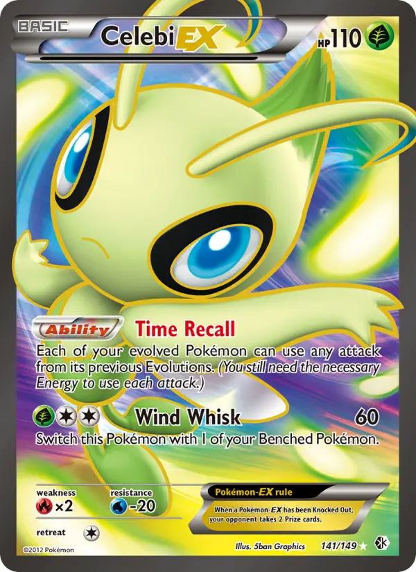 Celebi-EX — BW Boundaries Crossed 141/149