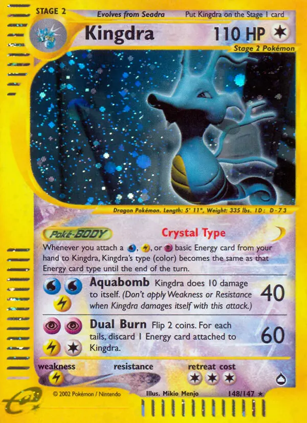 Crystal Kingdra 148/147
