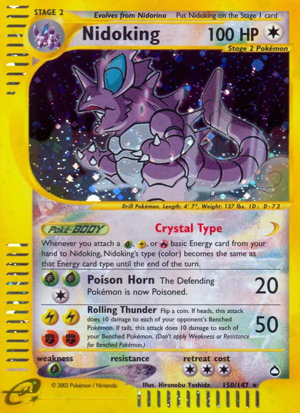 Crystal Nidoking 150/147