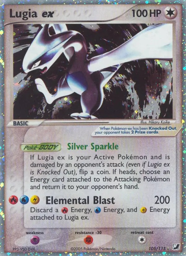 Lugia ex — EX Unseen Forces 105/115
