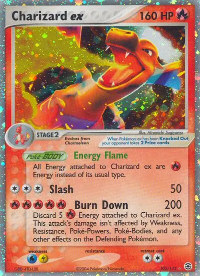 Charizard ex — EX FireRed & LeafGreen 105/112