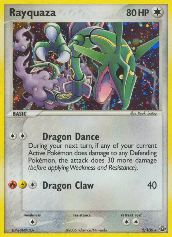 Rayquaza 009/106 holo from EX Emerald