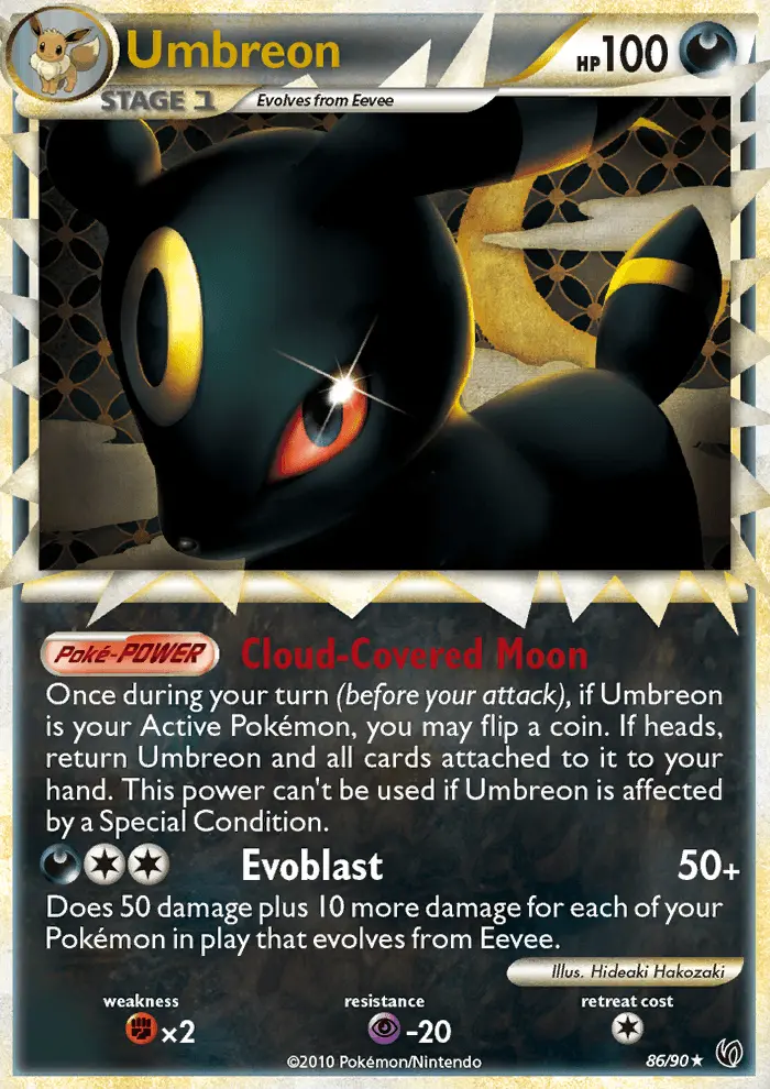 Umbreon Prime — HS Undaunted 86/90