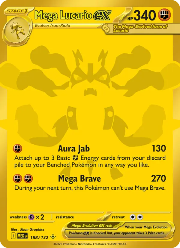 Mega Lucario ex — Mega Evolution