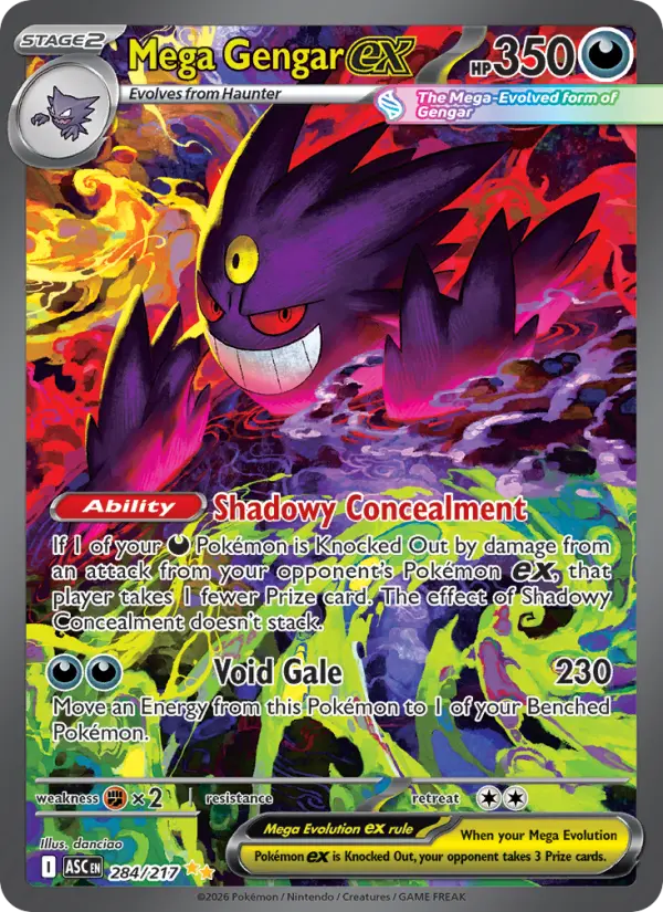 Mega Gengar ex #284, Ascended Heroes card