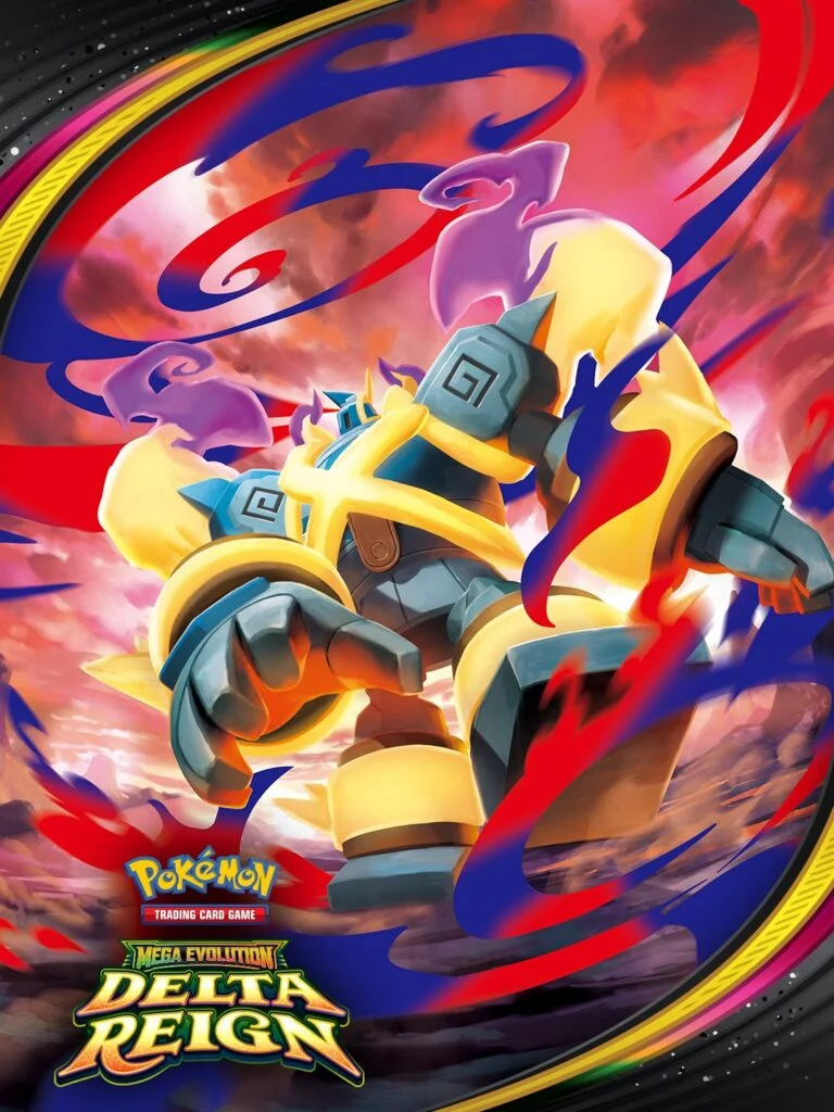Delta Reign booster pack artwork &mdash; Mega Golurk