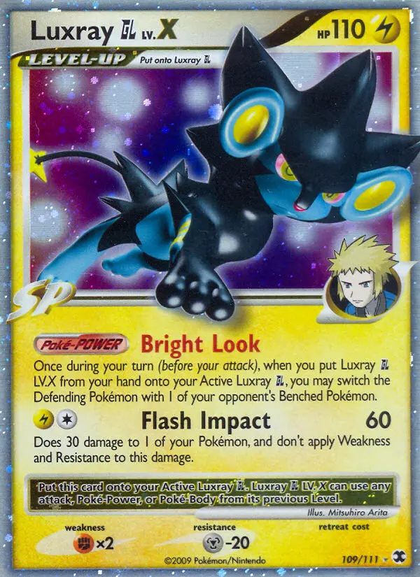 Luxray GL Lv.X — Platinum Rising Rivals 109/111