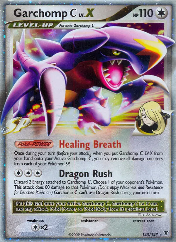 Garchomp C Lv.X — Platinum Supreme Victors 145/147