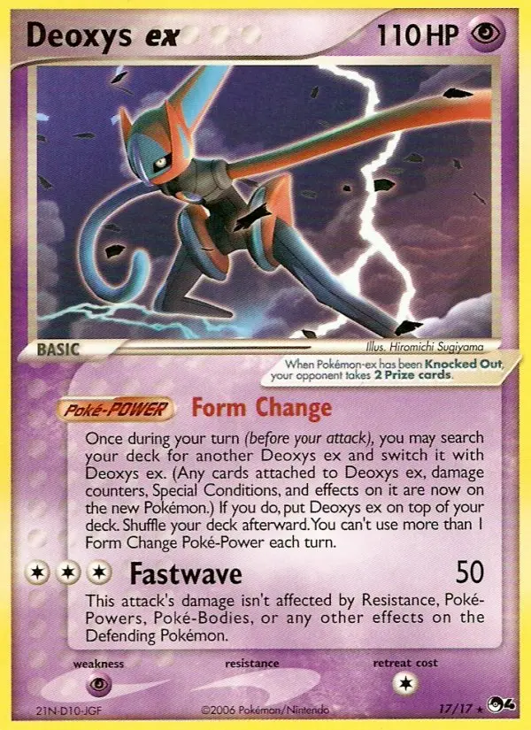 Deoxys ex &mdash; POP Series 4, 17/17