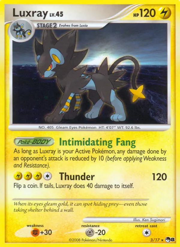 Luxray &mdash; POP Series 8, 3/17