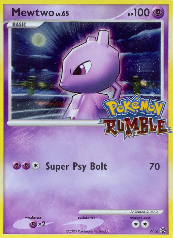 Mewtwo &mdash; Pokémon Rumble 9/16