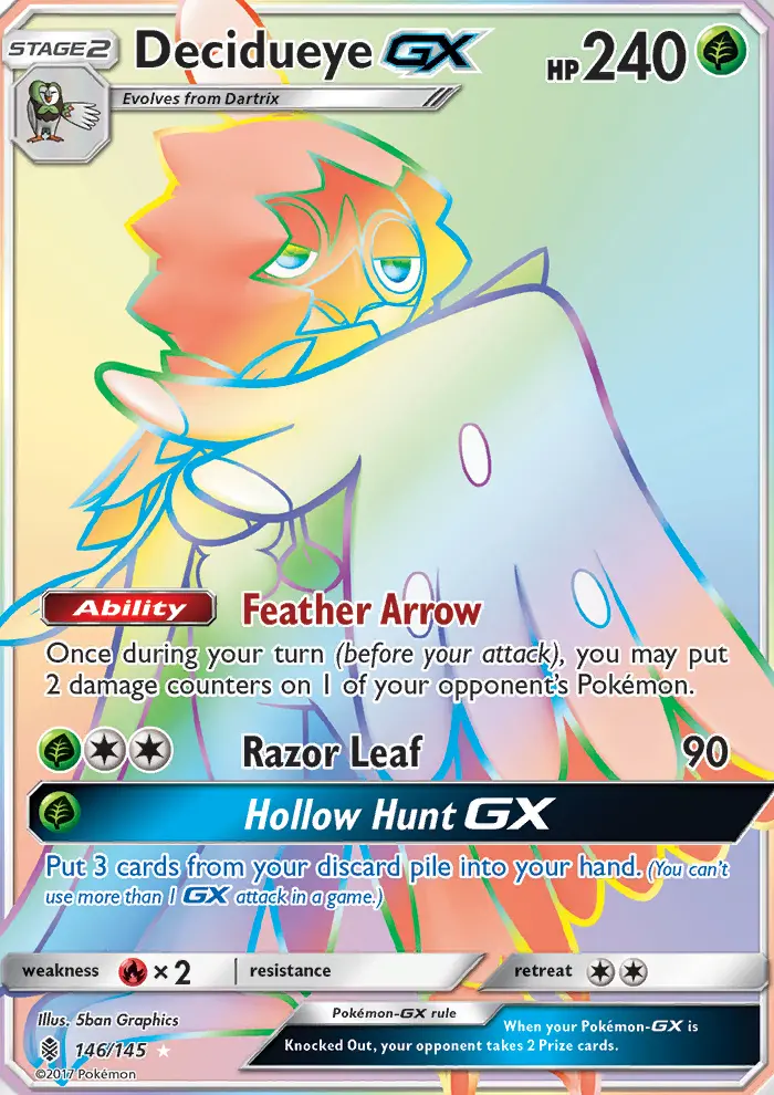 Decidueye-GX — SM Guardians Rising 146