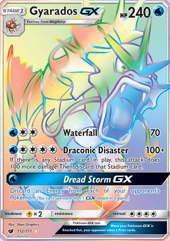 Gyarados-GX — SM Crimson Invasion 112