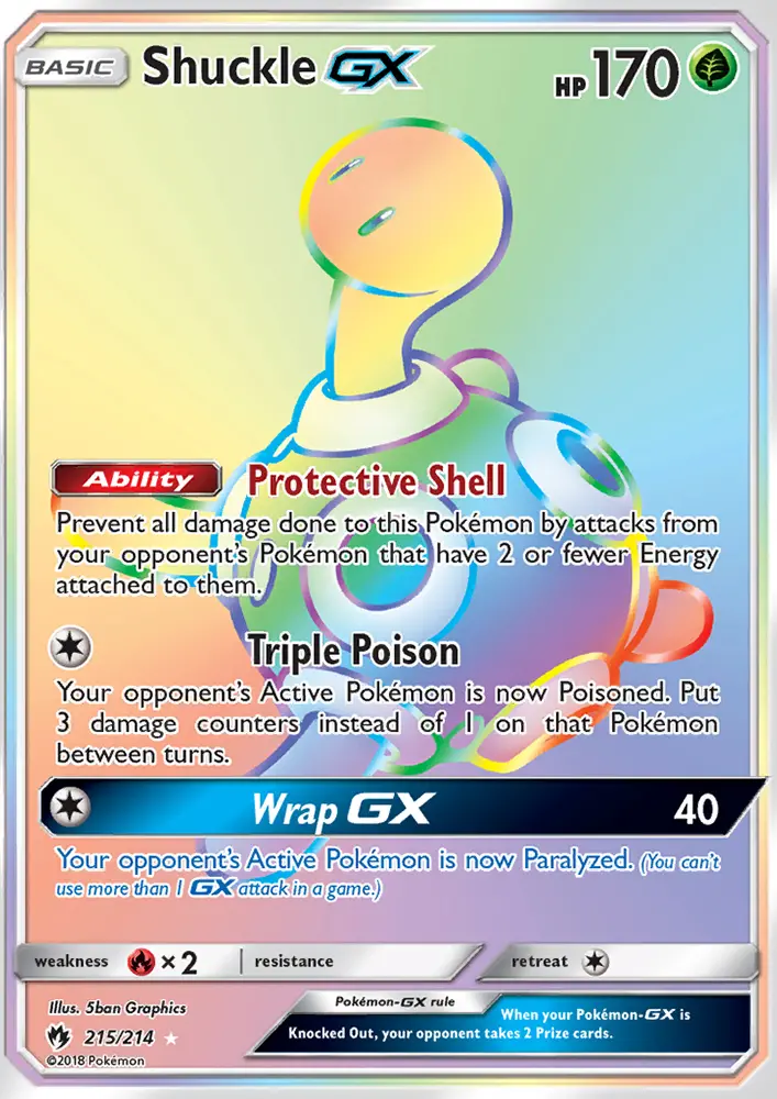 Shuckle-GX — SM Lost Thunder 215
