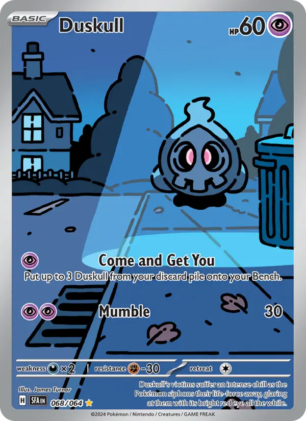 Duskull 068/064 Illustration Rare from Shrouded Fable