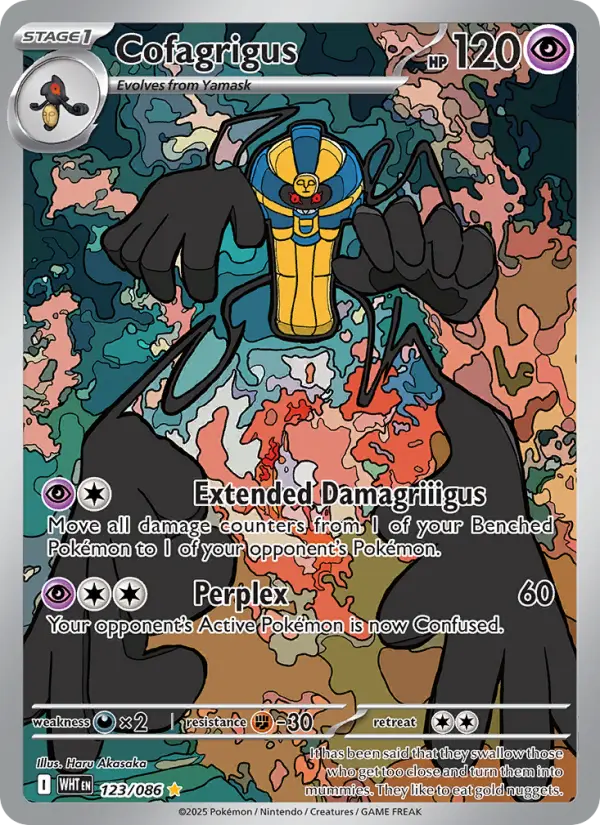 Cofagrigus 123/086 Illustration Rare from White Flare