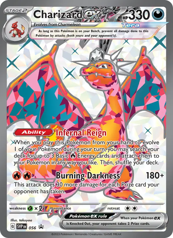 Charizard ex &mdash; SVP Black Star Promo 056