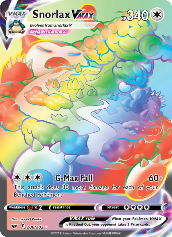 Snorlax VMAX (Secret) — Sword & Shield