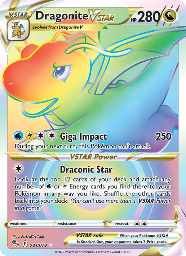 Dragonite VSTAR (Secret) 081/78
