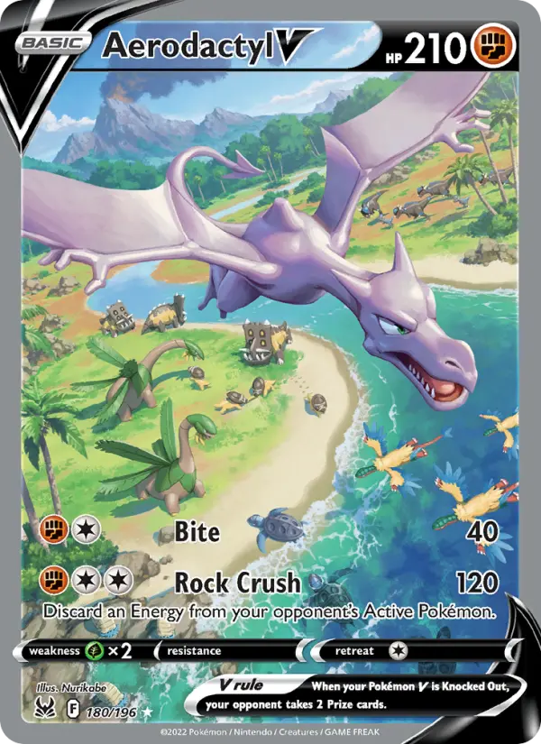 Aerodactyl V (Alternate Full Art) 180/196