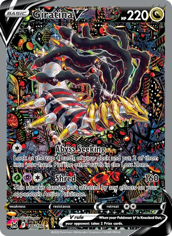 Giratina V (Alternate Full Art) — SWSH Lost Origin