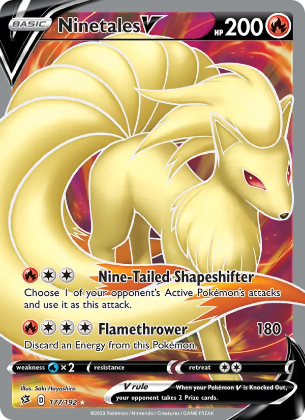 Ninetales V (Full Art) 177/192