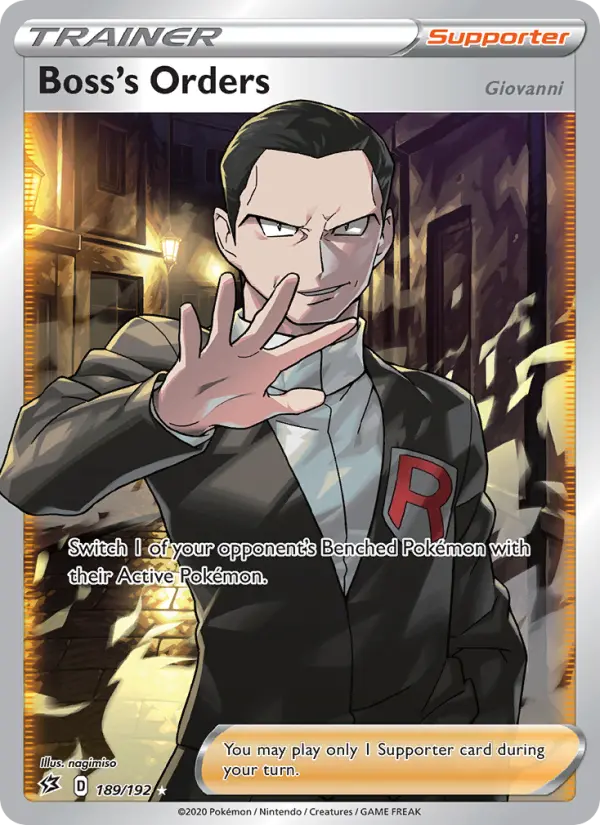 Boss's Orders (Full Art) — SWSH Rebel Clash