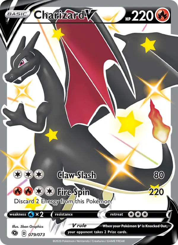 Charizard V (Secret) — Champion’s Path