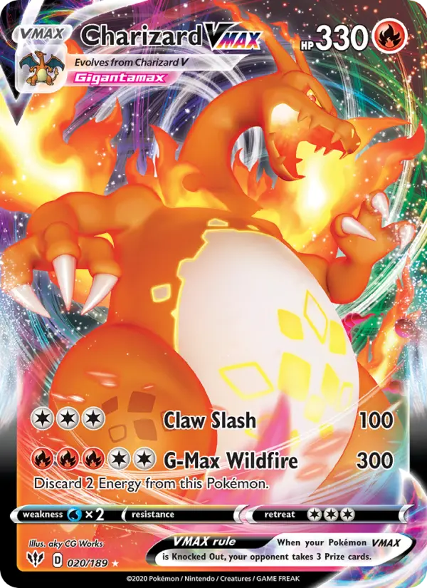 Charizard VMAX — SWSH Darkness Ablaze