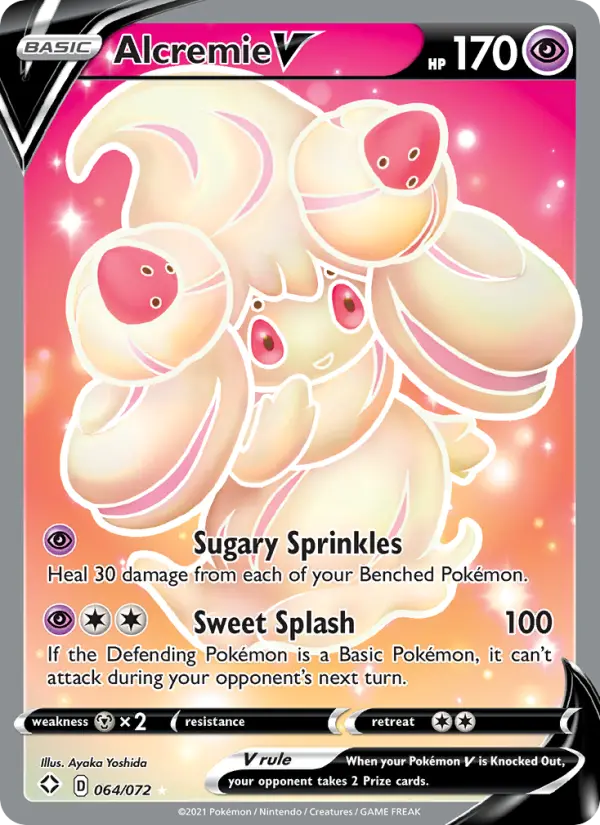 Alcremie V (Full Art) 64/72