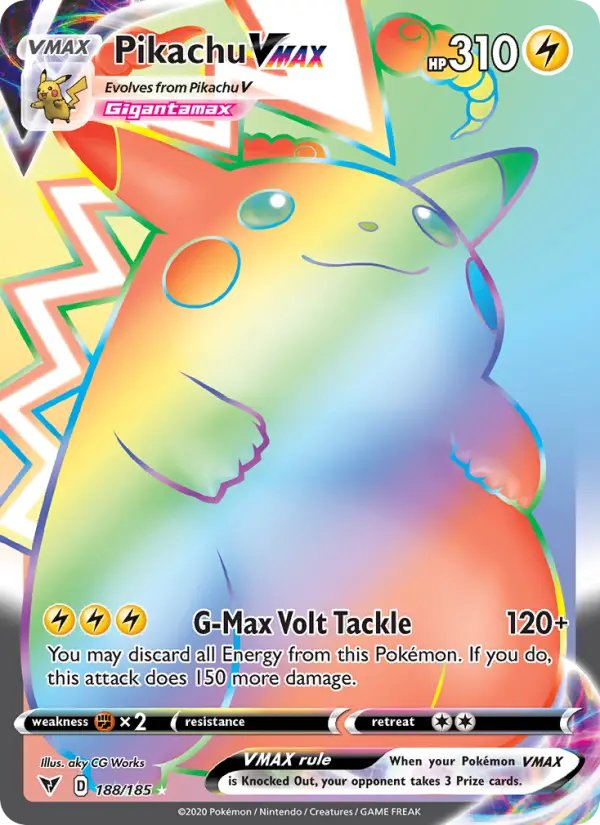 Pikachu VMAX (Secret) — SWSH Vivid Voltage