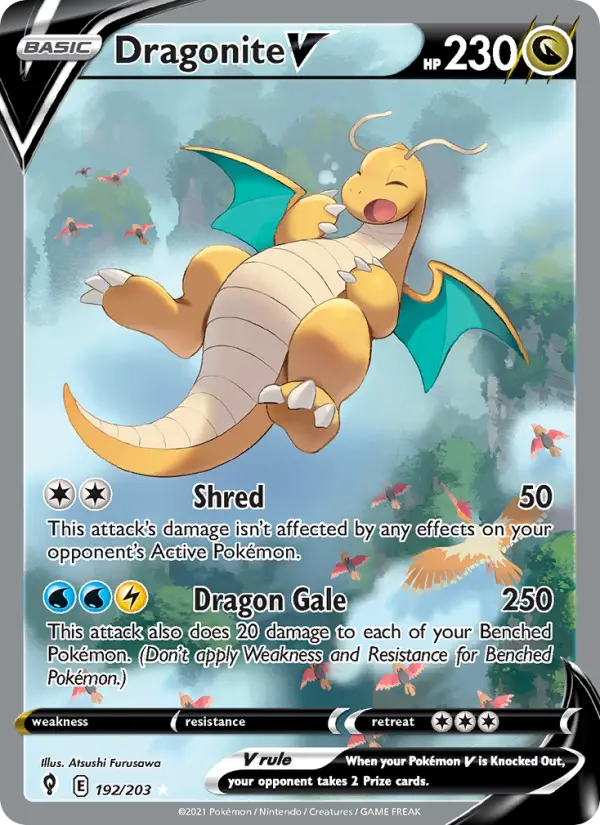 Dragonite V (Alternate Full Art) 192/203