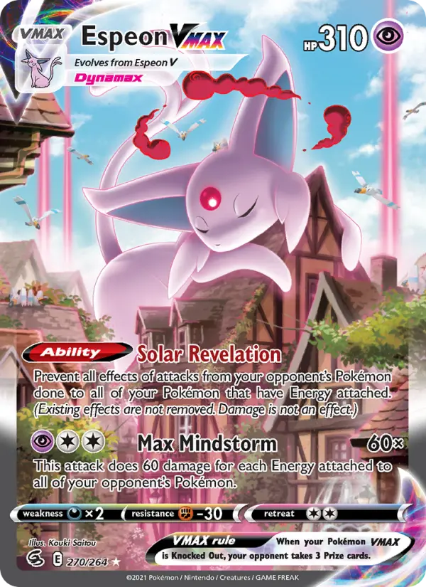 Espeon VMAX (Alternate Art Secret) 270/264
