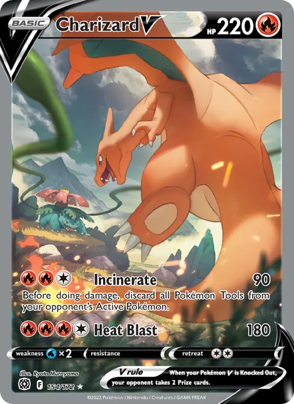 Charizard V (Alternate Full Art) — SWSH Brilliant Stars